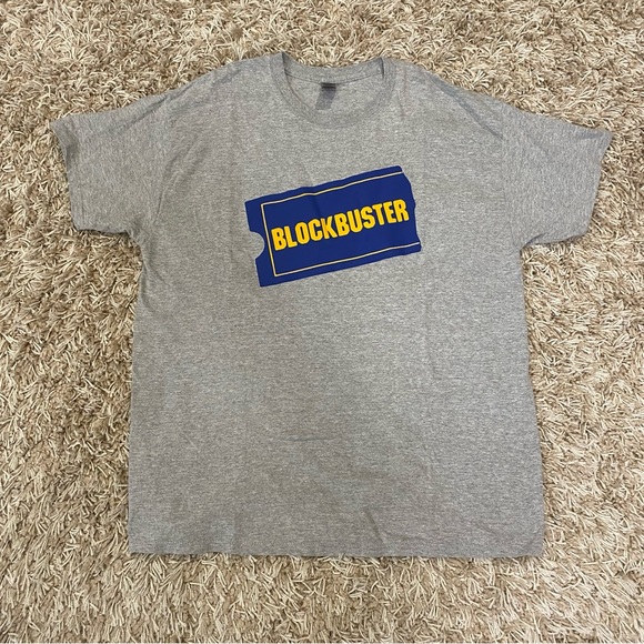 Gildan Blockbuster Video Men’s Tshirt size XL short sleeve gray - Picture 1 of 8